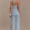 Pantalones de croché Glinda – Azul claro