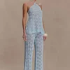 Pantalones de croché Glinda – Azul claro