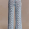 Pantalones de croché Glinda – Azul claro