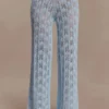 Pantalones de croché Glinda – Azul claro