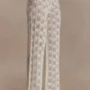Pantalones de ganchillo Glinda – Marfil
