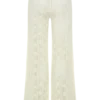 Pantalones de ganchillo Glinda – Marfil