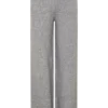 Pantalones de pierna ancha de punto Evan – Gris jaspeado Pantalones de pierna ancha de punto Evan – Gris jaspeado
