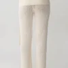 Pantalones de punto bouclé Mattais – Marfil
