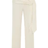Pantalones de punto bouclé Mattais – Marfil
