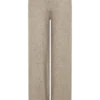 Pantalones de punto de pierna ancha Evan – Beige jaspeado Pantalones de punto de pierna ancha Evan – Beige jaspeado