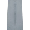 Pantalones de punto de pierna recta Kerrymae – Gris jaspeado