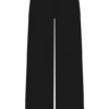 Pantalones de punto de pierna recta Kerrymae – Negro