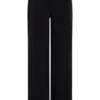 Pantalones de traje de corte recto Lindie – Negro Pantalones de traje de corte recto Lindie – Negro
