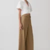 Pantalones de traje de pierna ancha Tanya – Camel