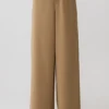 Pantalones de traje de pierna ancha Tanya – Camel
