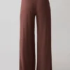 Pantalones Dewi de modal de pierna ancha – Chocolate