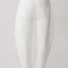 Pantalones oversize de lino Oriana – Blanco