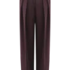Pantalones plisados de cintura alta Penelope – Chocolate Pantalones plisados de cintura alta Penelope – Chocolate