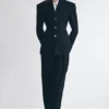 Pantalones plisados de cintura alta Penelope – Negro Pantalones plisados de cintura alta Penelope – Negro