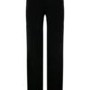 Pantalones rectos de crepé Maude – Negro Pantalones rectos de crepé Maude – Negro