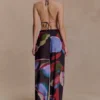 Pantalones rectos de gasa Rachel – Estampado Multi Fluid Reverie Pantalones rectos de gasa Rachel – Estampado Multi Fluid Reverie