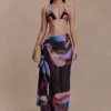 Pareo de gasa Evie – Estampado Multi Fluid Reverie Pareo de gasa Evie – Estampado Multi Fluid Reverie