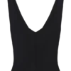 Parte de arriba ajustada Spencer con detalles metálicos – Negro Parte de arriba ajustada Spencer con detalles metálicos – Negro