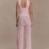 Pantalones de croché Glinda – Rosa bebé Pantalones de croché Glinda – Rosa bebé