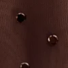 Partes de arriba largas con diamantes Jackie – Chocolate