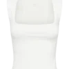 Partes de arriba largas de nailon reciclado Linley – Blanco Partes de arriba largas de nailon reciclado Linley – Blanco