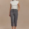 Partes de arriba sin mangas de cuello alto Ellia – Blanco Partes de arriba sin mangas de cuello alto Ellia – Blanco