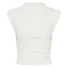Partes de arriba sin mangas de cuello alto Ellia – Blanco Partes de arriba sin mangas de cuello alto Ellia – Blanco