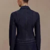 Partes de arriba tipo chaqueta entallada Cierra – Azul índigo lavado Partes de arriba tipo chaqueta entallada Cierra – Azul índigo lavado