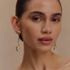 Pendientes Adelaide con perlas colgantes – Dorado Pendientes Adelaide con perlas colgantes – Dorado