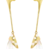 Pendientes Adelaide con perlas colgantes – Dorado Pendientes Adelaide con perlas colgantes – Dorado