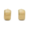 Pendientes de aro con textura Amelia – Dorado Pendientes de aro con textura Amelia – Dorado