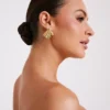 Pendientes drapeados Willa – Oro Pendientes drapeados Willa – Oro