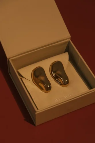 Pendientes horizontales Alicia – Dorado