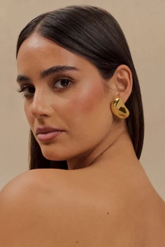 Pendientes horizontales Alicia – Dorado