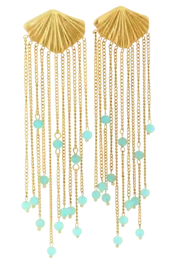 Pendientes Maia Chandelier – Dorado Pendientes Maia Chandelier – Dorado