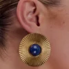 Pendientes Maisie con piedras preciosas redondas – Dorado Pendientes Maisie con piedras preciosas redondas – Dorado
