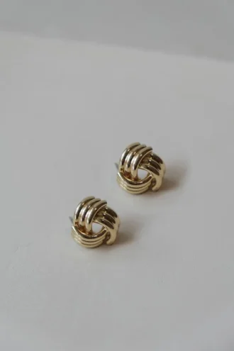 Pendientes Rowan Knotted – Oro