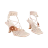 Sandalias de tacón con tiras Ezekiel – Marfil Sandalias de tacón con tiras Ezekiel – Marfil