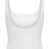 Top Blanca de crepé elástico – Blanco Top Blanca de crepé elástico – Blanco