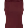 Top Bridget con espalda cruzada – Burdeos
