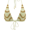 Top de bikini triangular con pedrería Robyn – Salvia Top de bikini triangular con pedrería Robyn – Salvia