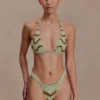 Top de bikini triangular con pedrería Robyn – Salvia Top de bikini triangular con pedrería Robyn – Salvia