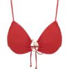 Top de bikini Tyler con detalles metálicos – Rojo Top de bikini Tyler con detalles metálicos – Rojo