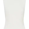 Top de crepé scuba con espalda abierta Kyra – Blanco Top de crepé scuba con espalda abierta Kyra – Blanco