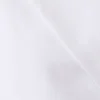 Pantalones de lino de talle medio y pierna ancha Raya – Blanco