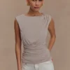 Top de manga corta Anthony – Gris topo Top de manga corta Anthony – Gris topo