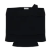 Top de punto asimétrico de mezcla de cachemira Sierra – Negro Top de punto asimétrico de mezcla de cachemira Sierra – Negro