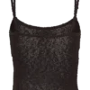 Top de punto bouclé Mattais – Chocolate oscuro Top de punto bouclé Mattais – Chocolate oscuro