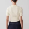 Falda Denim de talle medio Loraine – Rayas diplomáticas índigo Falda Denim de talle medio Loraine – Rayas diplomáticas índigo